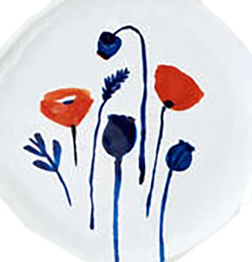 Floral Melamine Plate - Image 2