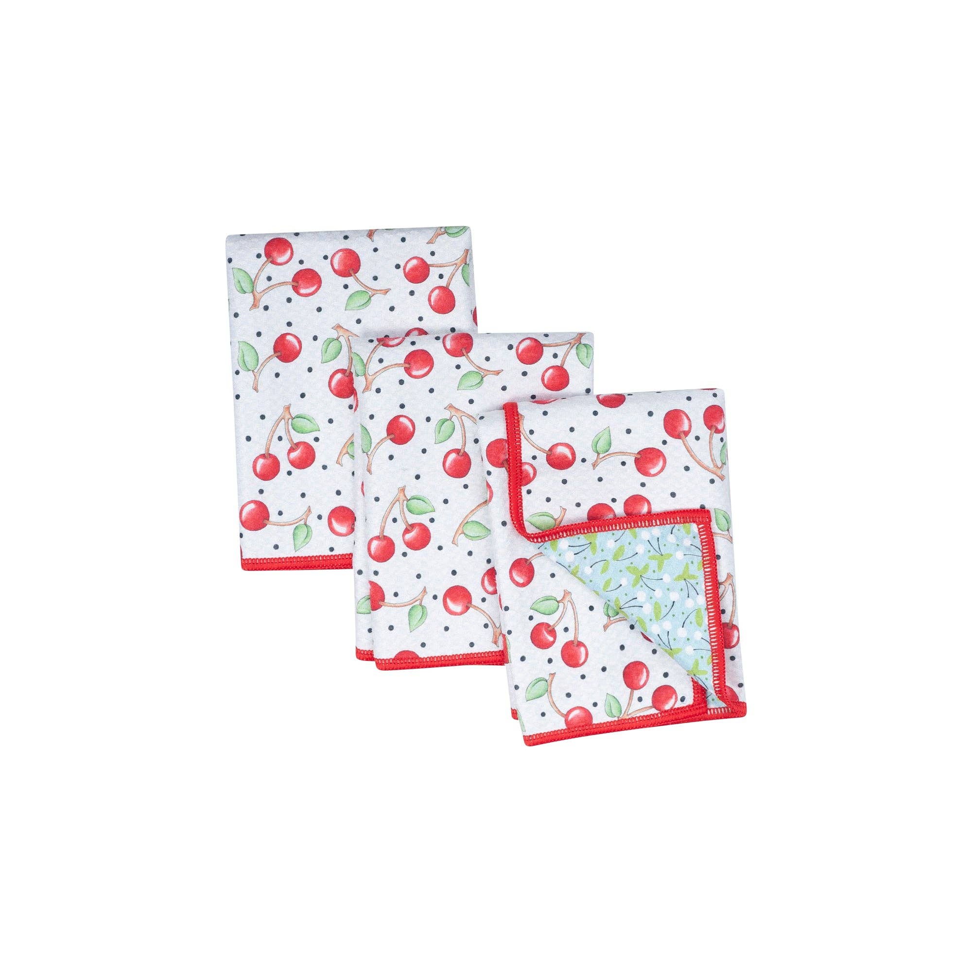 Mighty Mini Towel (Set of 3) Reversible - ME Cherry Harvest: Red - Image 6