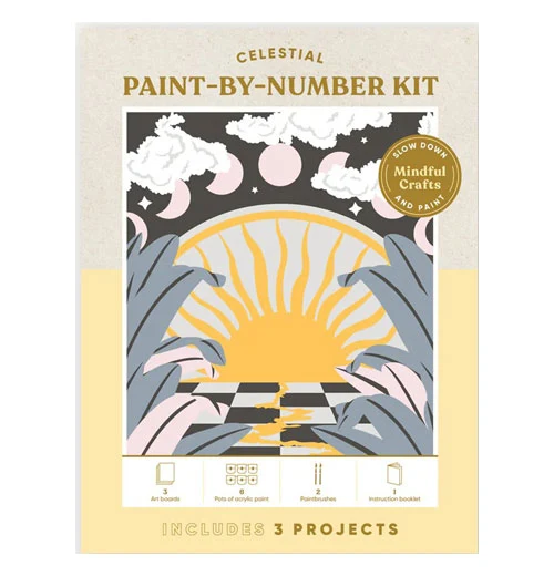 Mindful Crafts Paint by Number Kit - Image 2