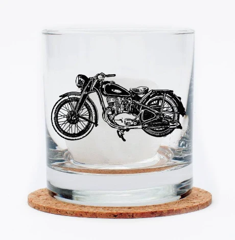 Motorcycle Whiskey Glass - Image 2