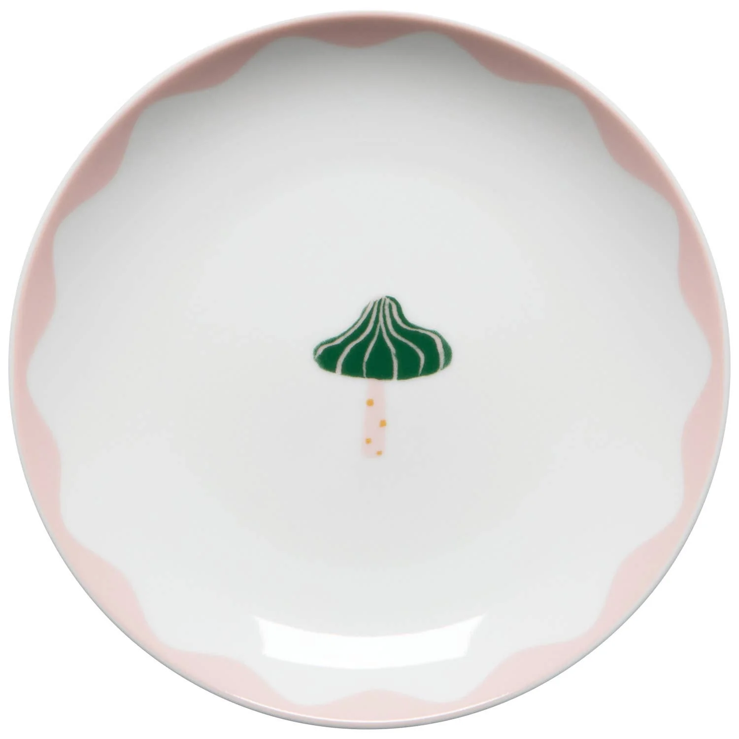 Mushroom Gems Appetizer Plates Set of 4: Off-White - Image 5