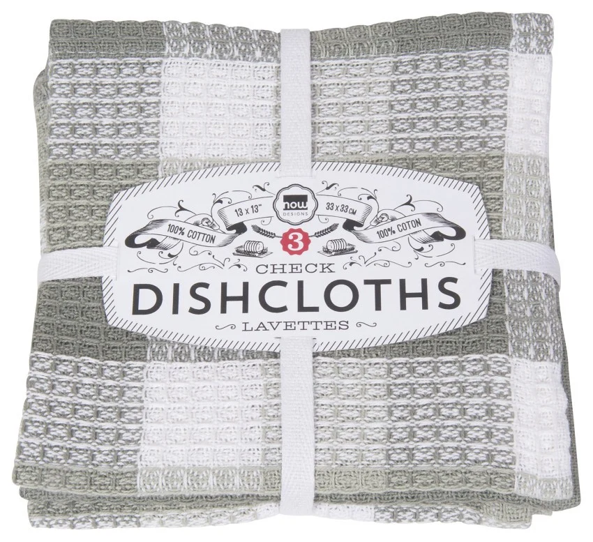 Set of 3 Check-it Dishcloths - Image 3