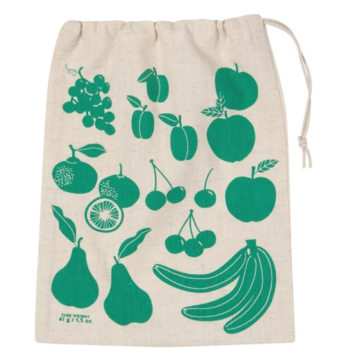Produce Bag (Set of 3) "Fruits and Veggies" - Image 3