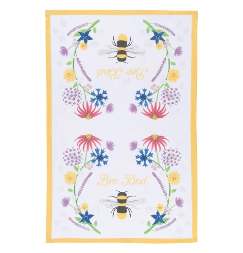 Dishtowel "Bee Kind"
