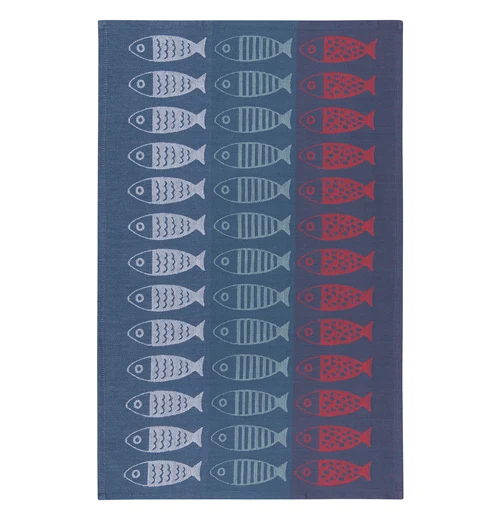Jacquard Little Fish Dishtowel