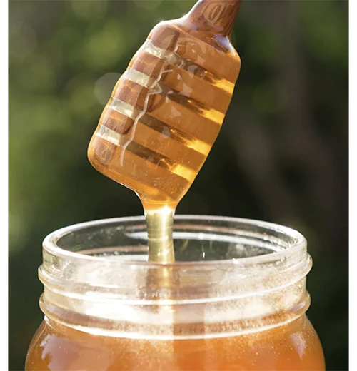 Olive Wood Honey Dipper "Success" - Image 2