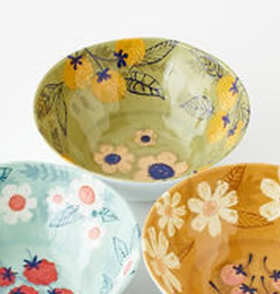 Berries and Florals Melamine Bowl - Image 6