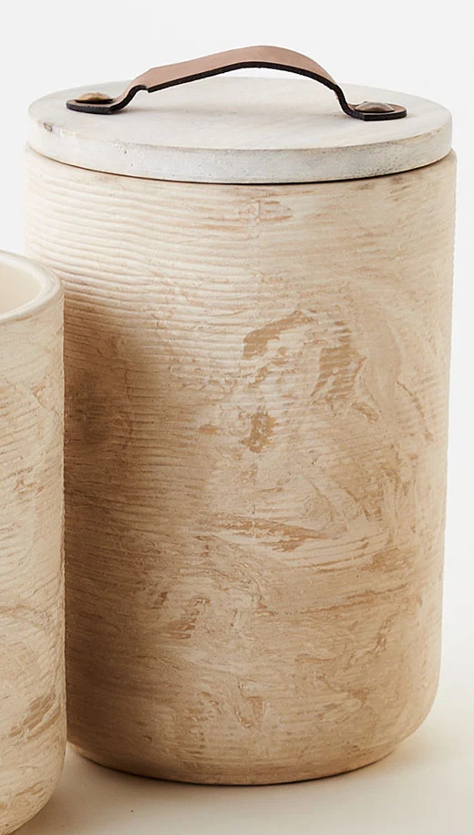Natural Marbled Canister - Image 4