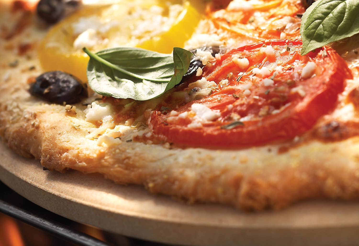 Outset Round Pizza Grill Stone, 13" - Image 2