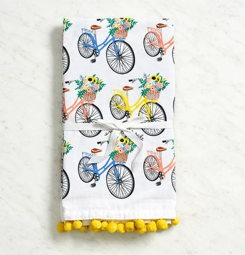 "Retro Bike" Dish Towels (Set of 2) - Image 2