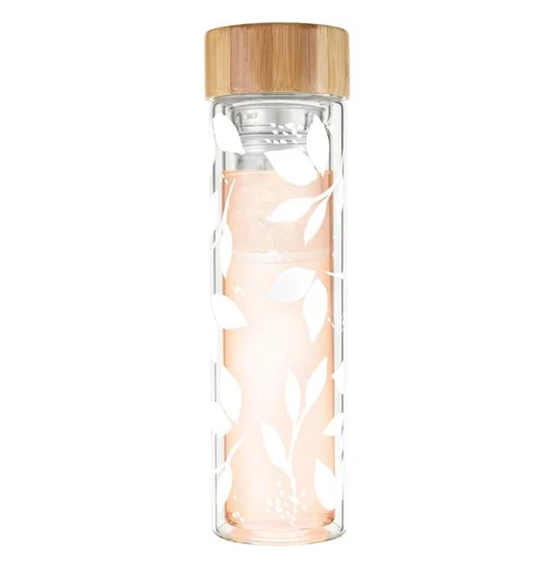 Travel Infuser "Blair White Leaf Pattern" - Image 4