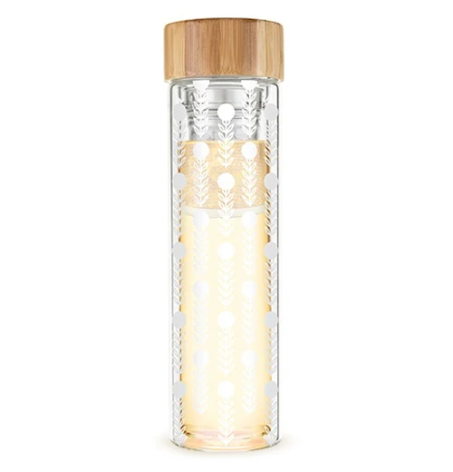 Travel Mug, Glass lnfuser "Blair Floral" - Image 3