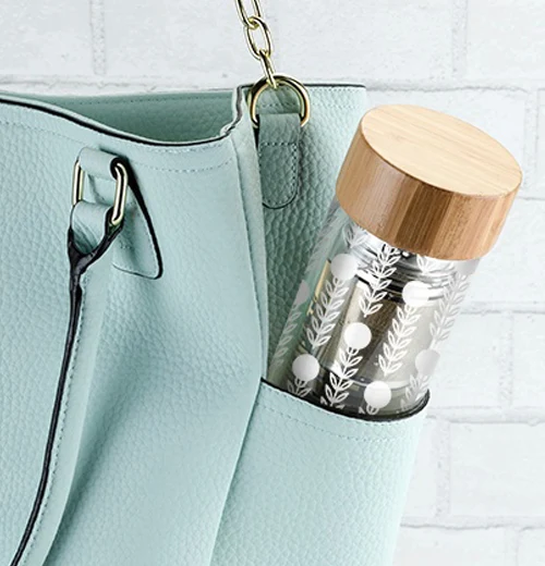 Travel Mug, Glass lnfuser "Blair Floral" - Image 4