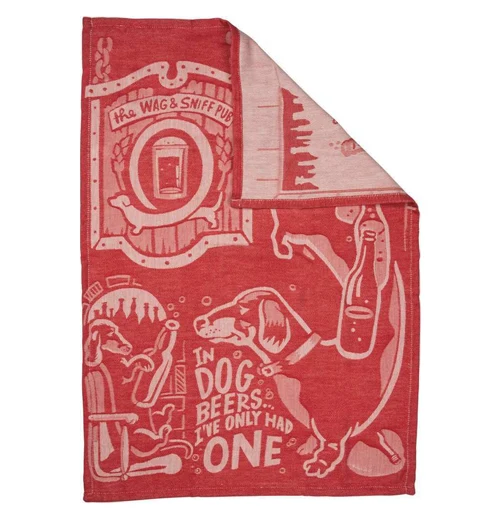 Dog Beers Dish Towel - Image 2