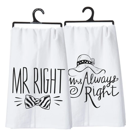 "Mr. Mrs." Dish Towel