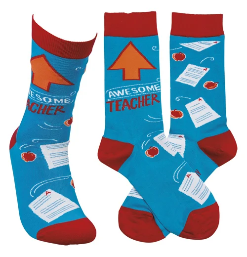 Socks "Awesome Teacher" - Image 2