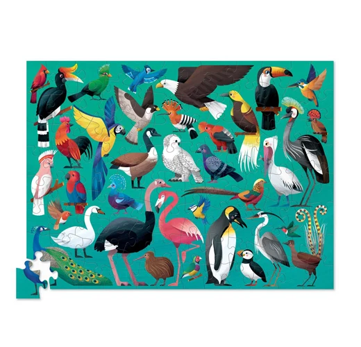 36 Animals "Beautiful Birds" Puzzle (100 Piece) - Image 2