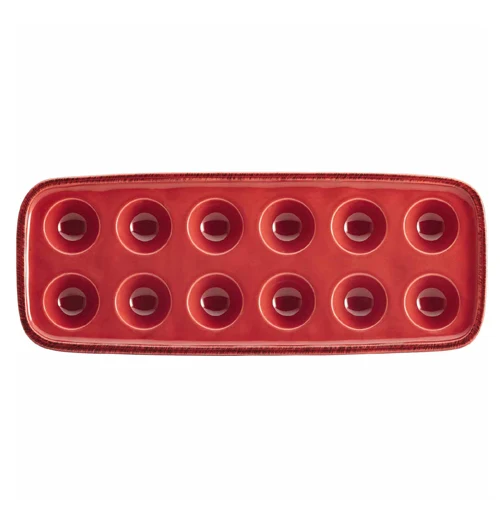 Red Egg Tray