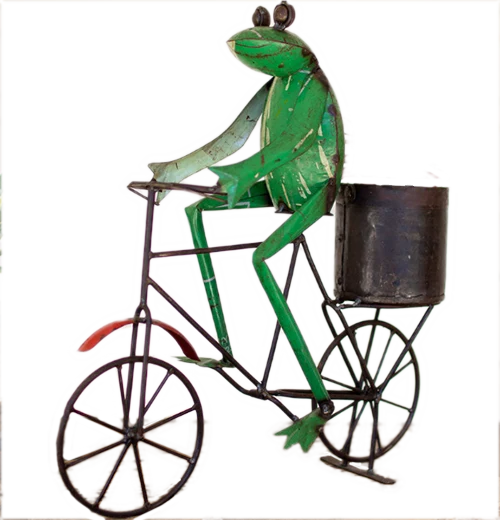 Recycled Iron Frog
