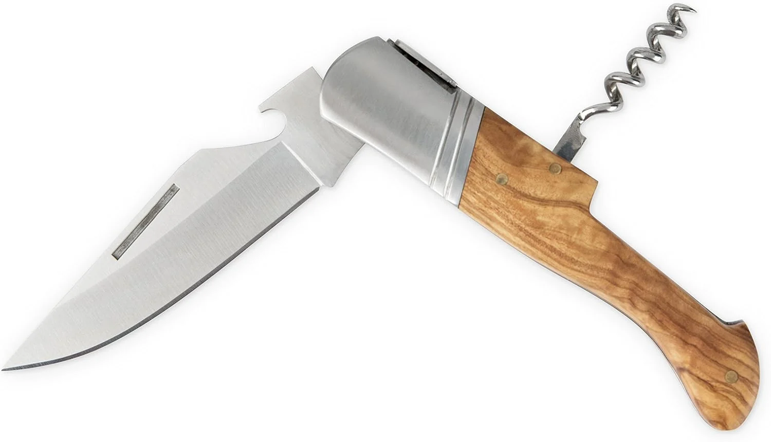Slash and Turn Wooden Knife & Corkscrew