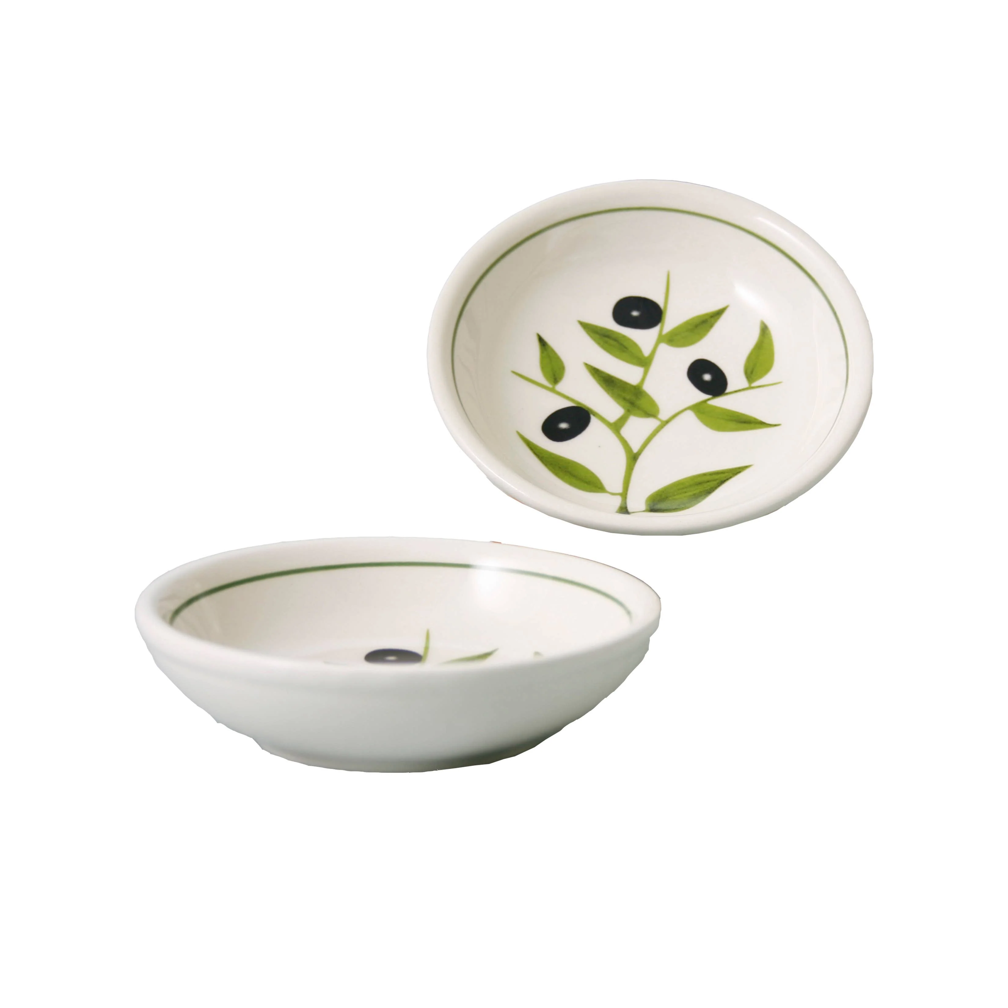 Small Round Bowl - Olive Branch (3.75") - Image 2