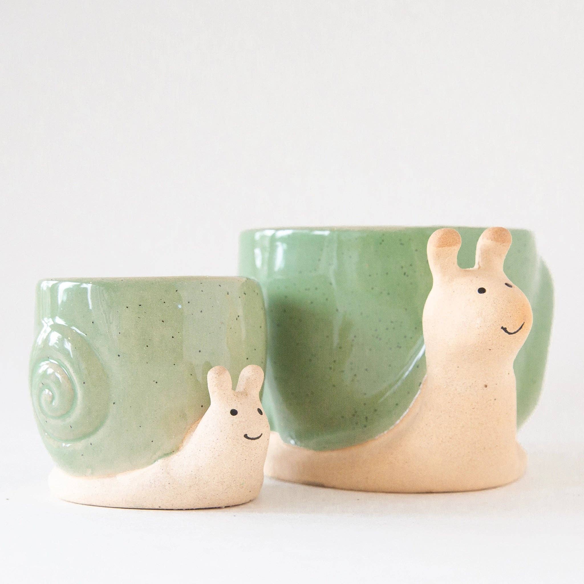Snail Planter Lagoon Medium - Image 2