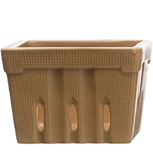 Square Stoneware Berry Basket - Image 2