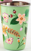 Stainless Steel Floral Cup - Image 3
