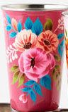Stainless Steel Floral Cup - Image 6