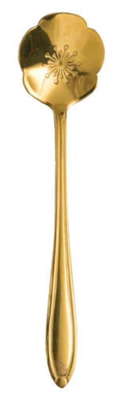 Stainless Steel Flower Shaped Spoon - Image 5