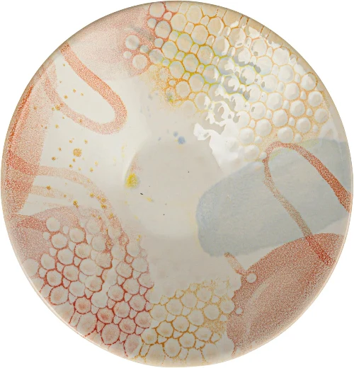 Stoneware Bowl w/ Abstract Design - Image 2