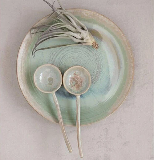 Stoneware Spoon "Reactive Glaze" - Image 2
