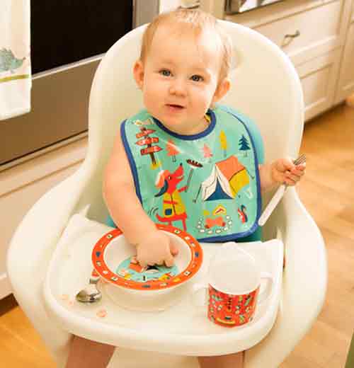 Baby Bowl, Suction "Happy Camper" - Image 2