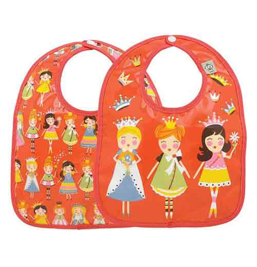 Baby Bibs (Set of 2) "Princess"