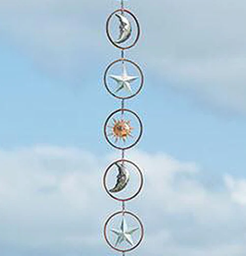 Sun, Moon, and Star Garden Ornament - Image 2