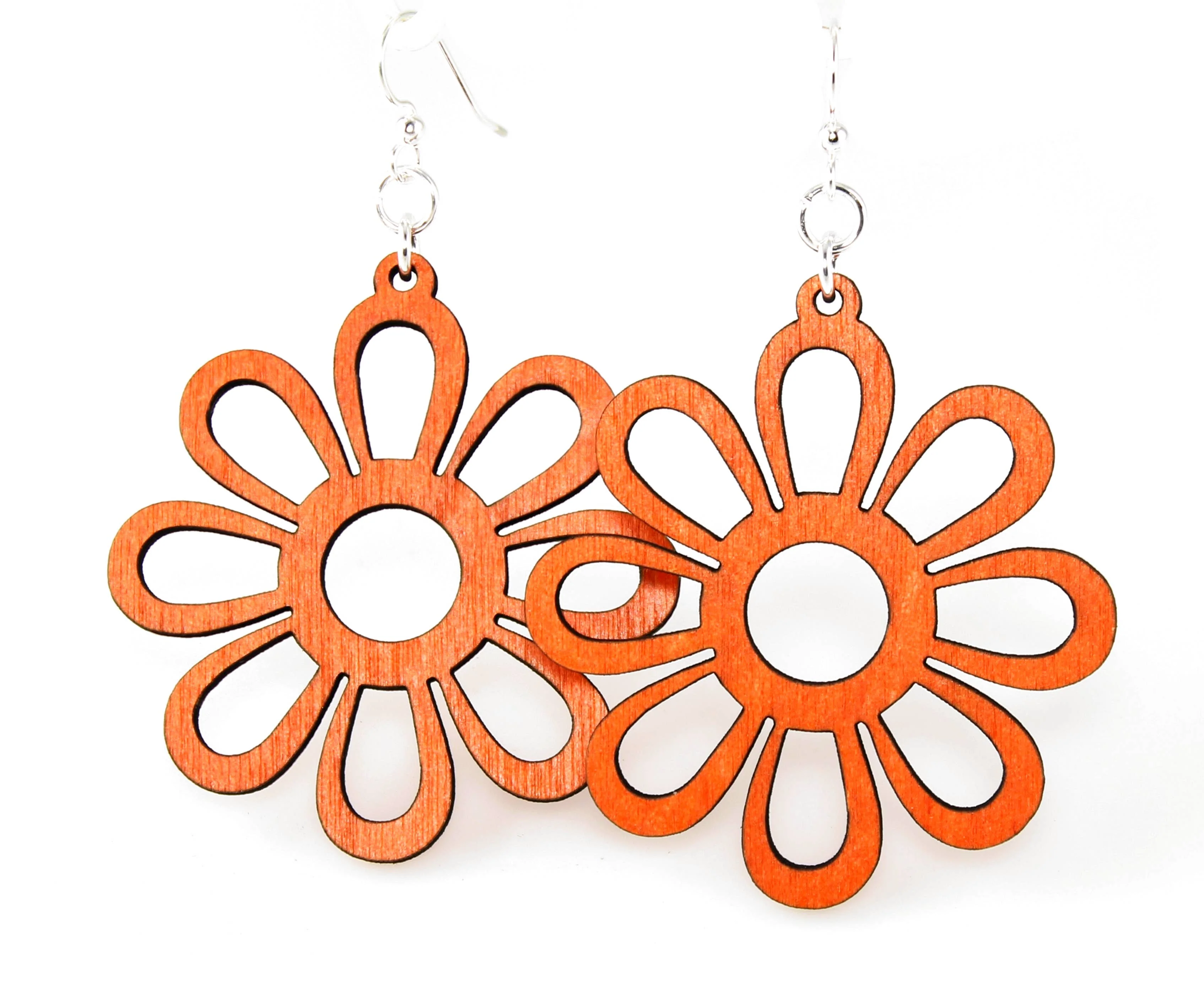 Sunflower Earrings: Lemon Yellow - Image 2