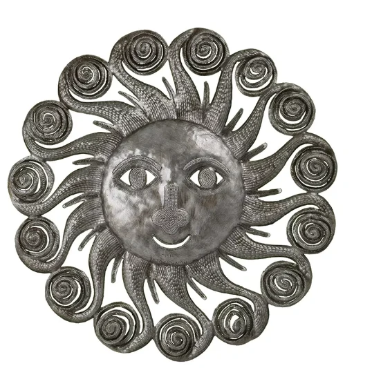Sunny Coils Metal Wall Hanging