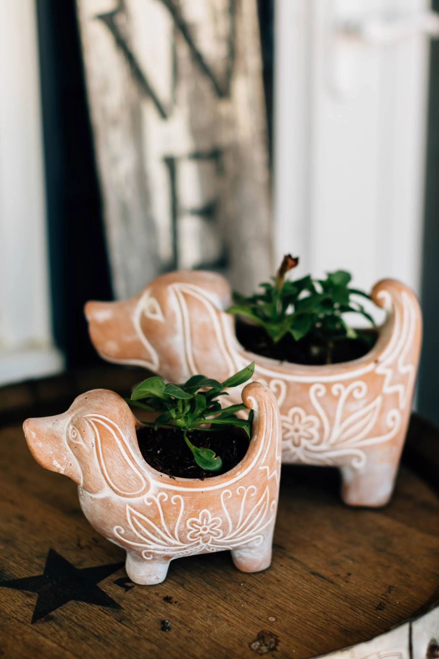 Terracotta Dog Planter - Image 3