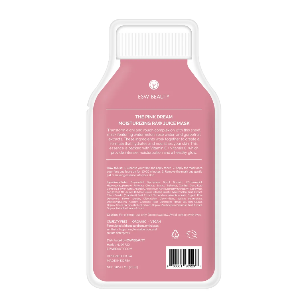The Pink Dream Moisturizing Raw Juice Sheet Mask: Regular - Image 11