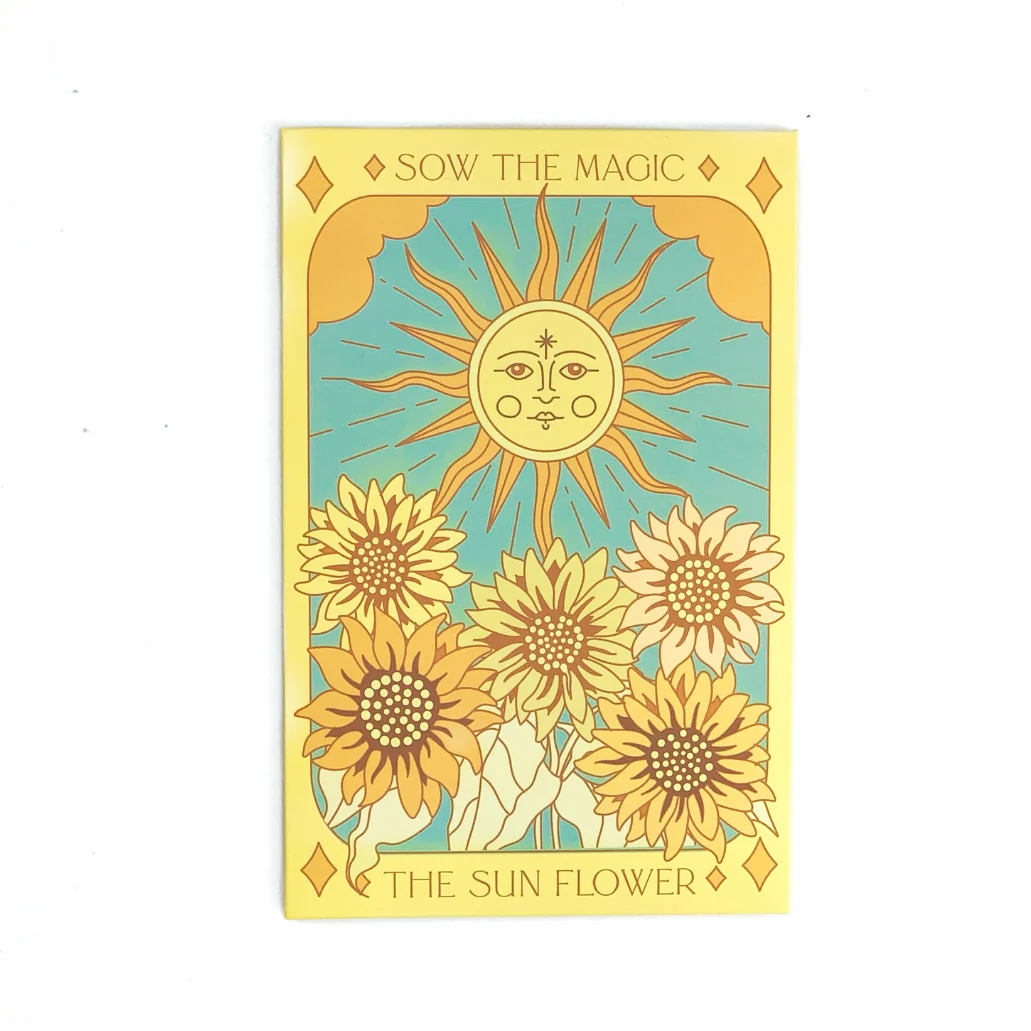 Seeds The Sunflower (Ring of Fire) Tarot Garden + Giftable Packet - Image 3