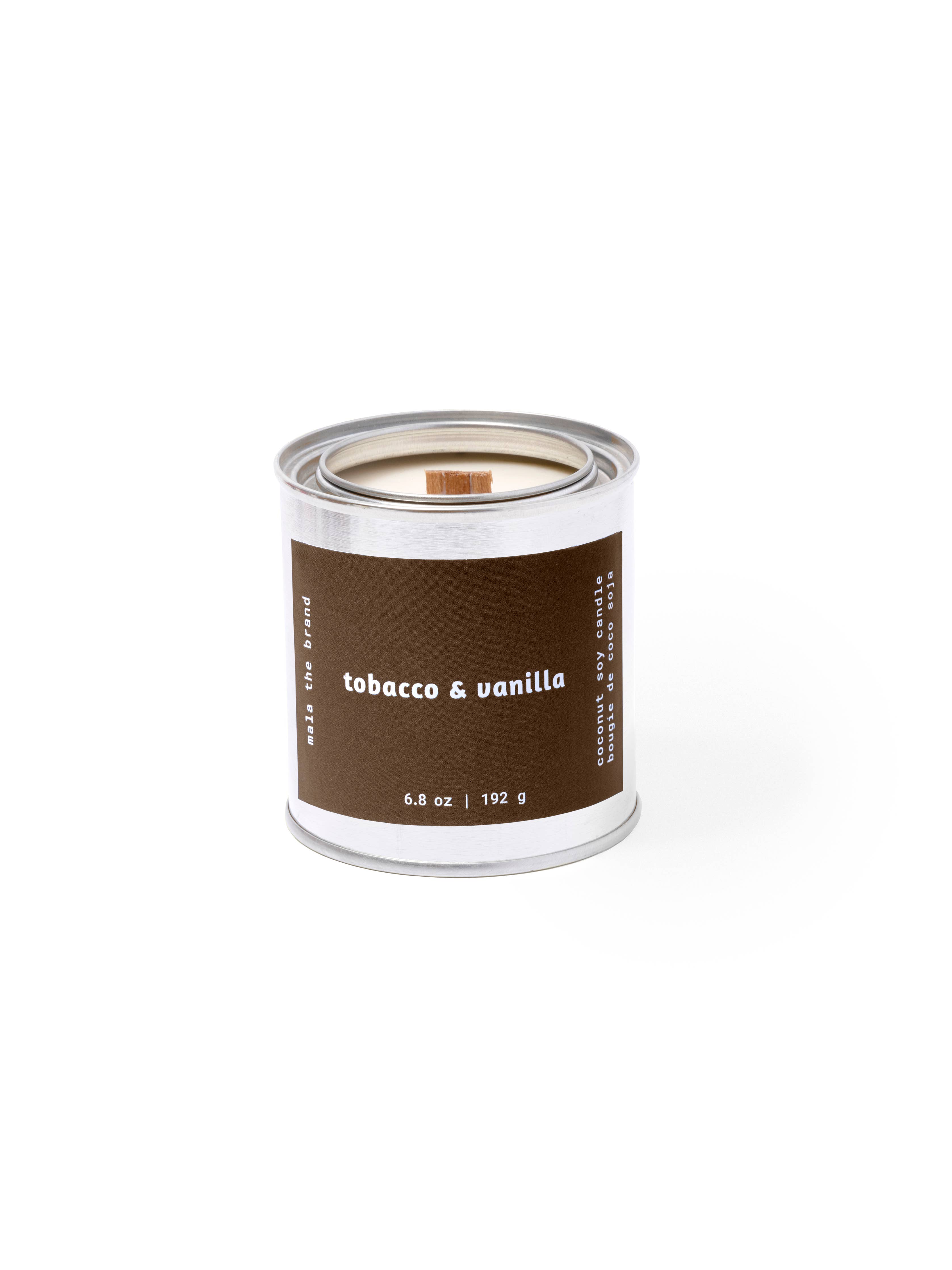 Tobacco + Vanilla | Coconut-Soy Wax Candle : Mini Cotton Wick - Image 2
