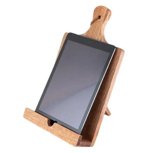 "Acacia Wood Tablet" Cooking Stand - Image 4