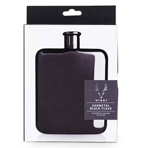 "Gunmetal Black" Flask - Image 2