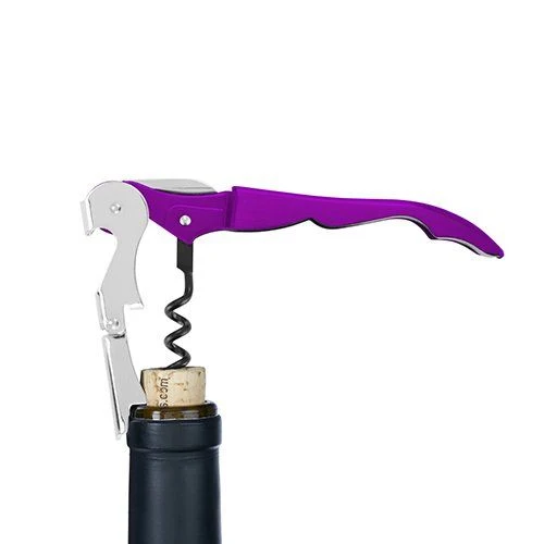 Truetap Double Hinged Corkscrew, Metallic Purple - Image 3