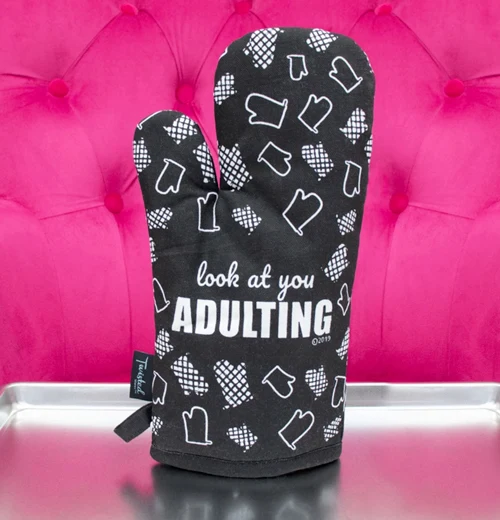 "Look at You Adulting" Oven Mitt - Image 3