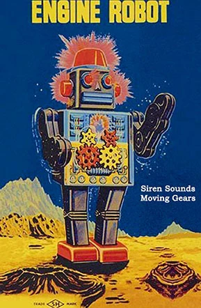 "Vintage Robot Toy" Matchbox - Image 6