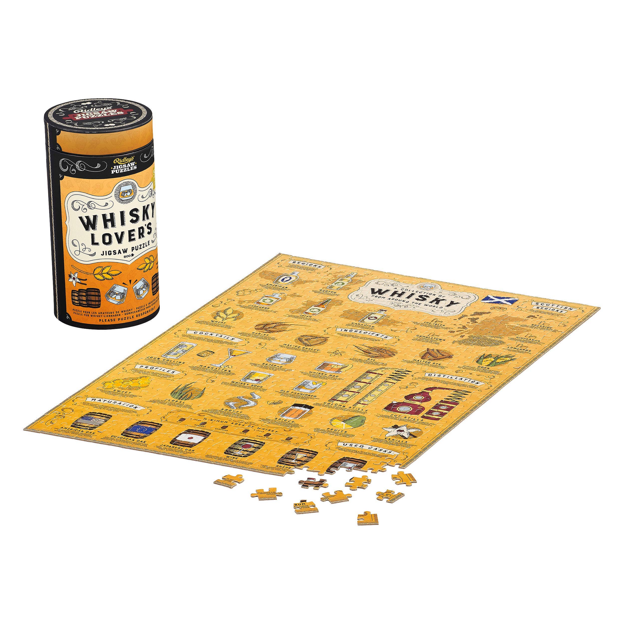 Whisky Lover's 500 Piece Jigsaw Puzzle - Image 4