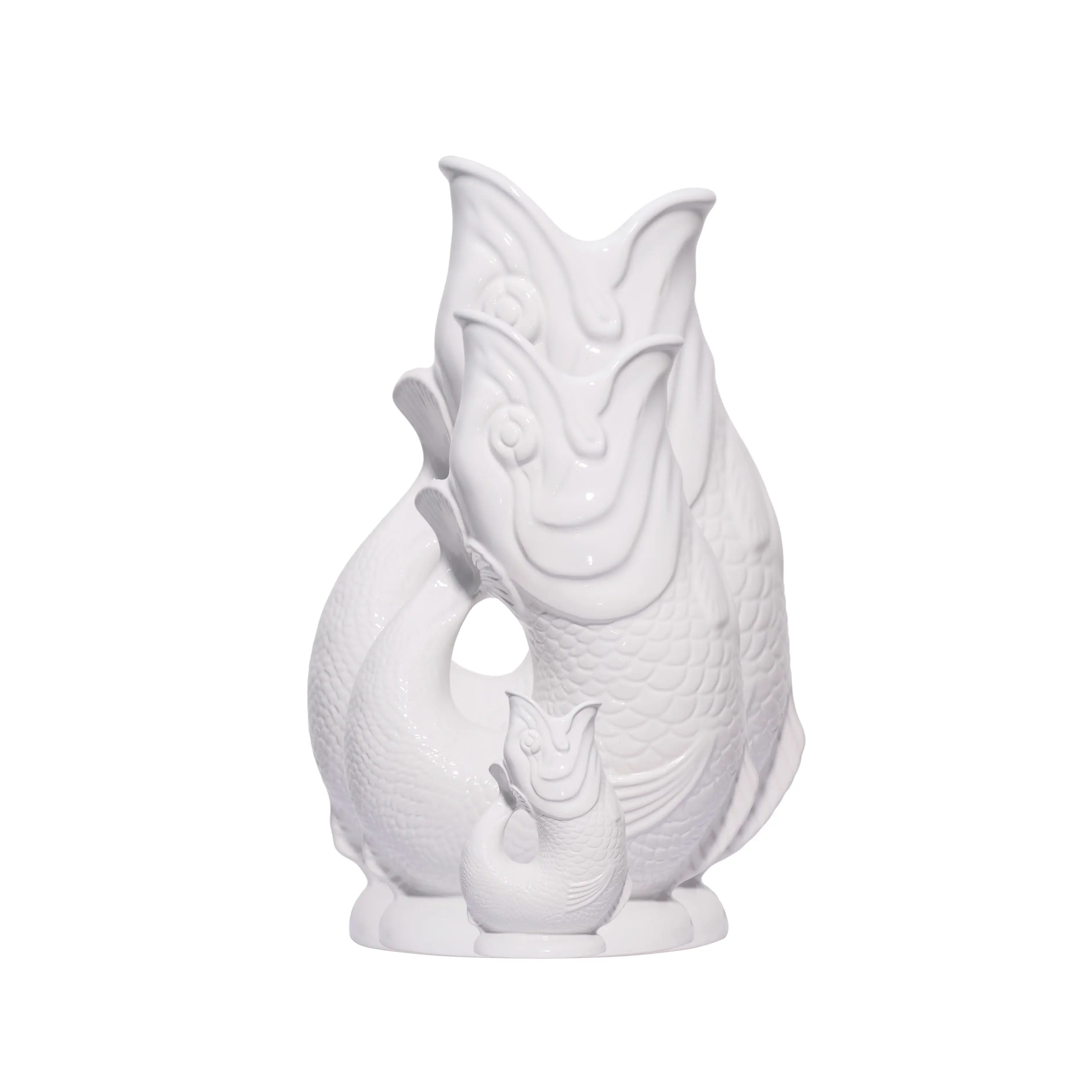 White Gluggle Jug: Extra Large - Image 2