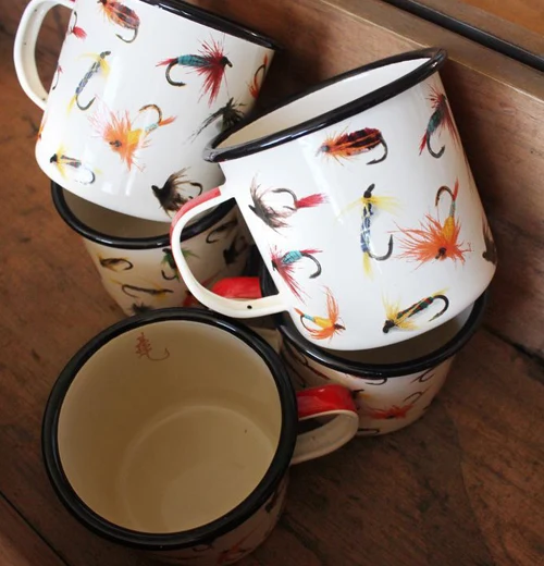 Enamel Mug "Flies" - Image 3