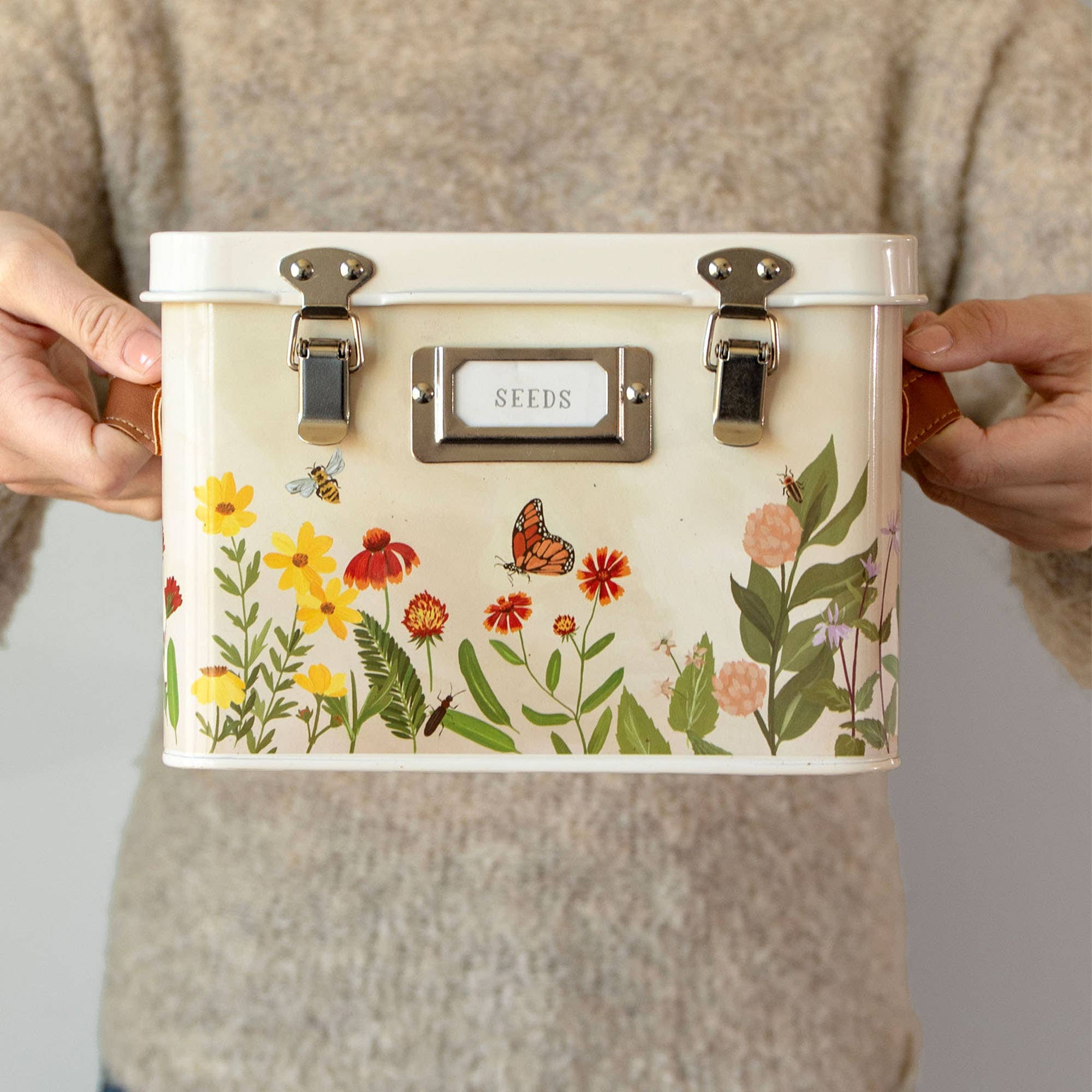 Wildflower Botanicals Tin Seed Storage Box - Image 4